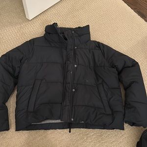Abercrombie black puffer jacket